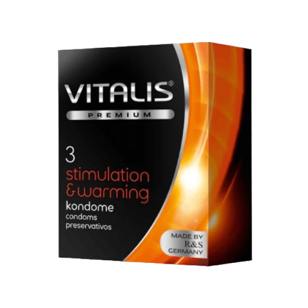 Презервативы VITALIS №3 "Stimulation & Warming" с согревающим эффектом