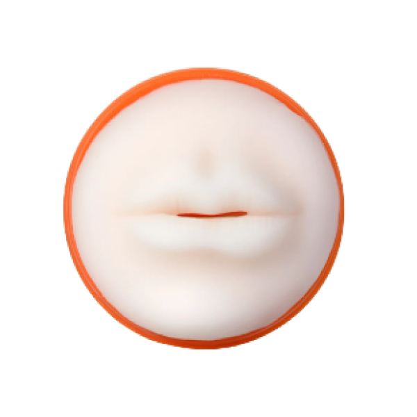 Мастурбатор TOYFA A-Toys "Nilla" в виде рта (оранжевый, 14 см)