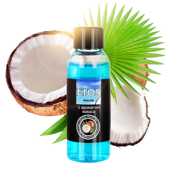 Масло массажное EROS "Tropic" с ароматом кокоса (50 мл)