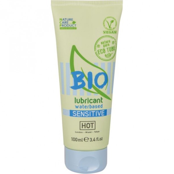 Лубрикант HOT "Bio SENSITIVE" органический для чувствительной кожи на водной основе (100 мл)