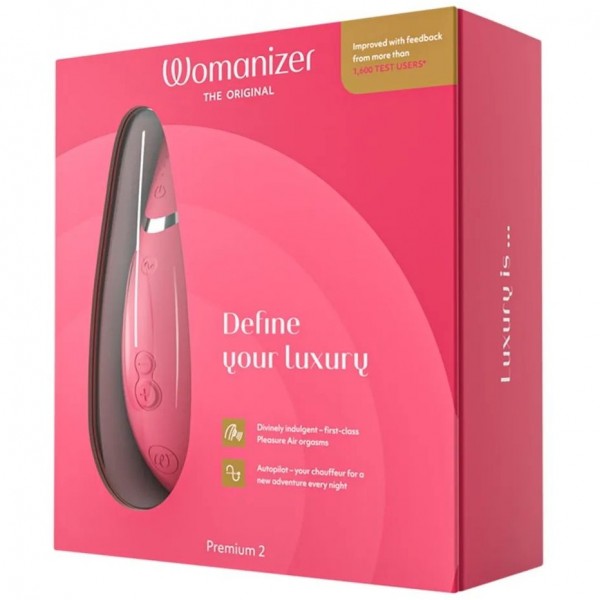 Бесконтактный вакуумно-волновой стимулятор Womanizer "Premium" (розовый с золотом)