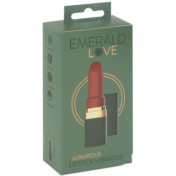 Вибростимулятор клиторальный EMERALD LOVE Luxurious "Lipstick vibrator" в виде помады