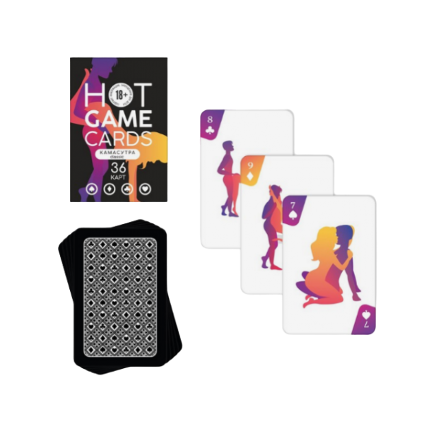 Карты игральные 18+ HOT GAME CARDS "Камасутра classic" (36 карт)