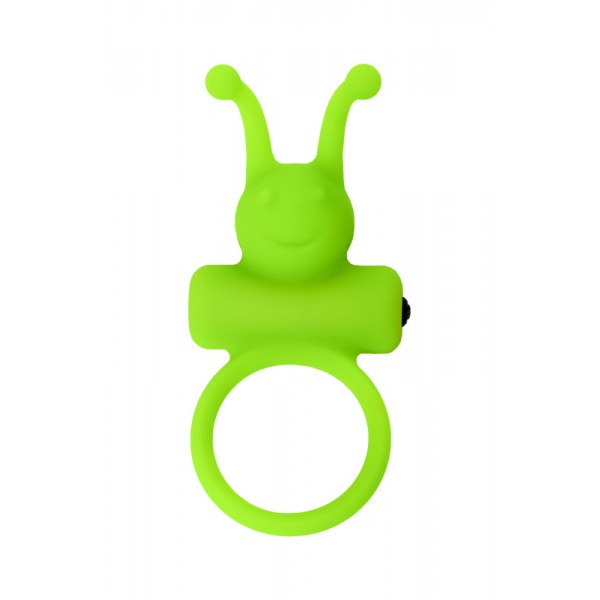 Эрекционное виброкольцо TOYFA A-Toys "Flik" (зеленое, Ø 3.1 см)