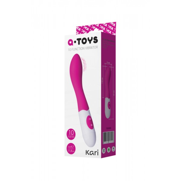 Вибратор TOYFA A-Toys "Kari" (розовый, 19.2 см)