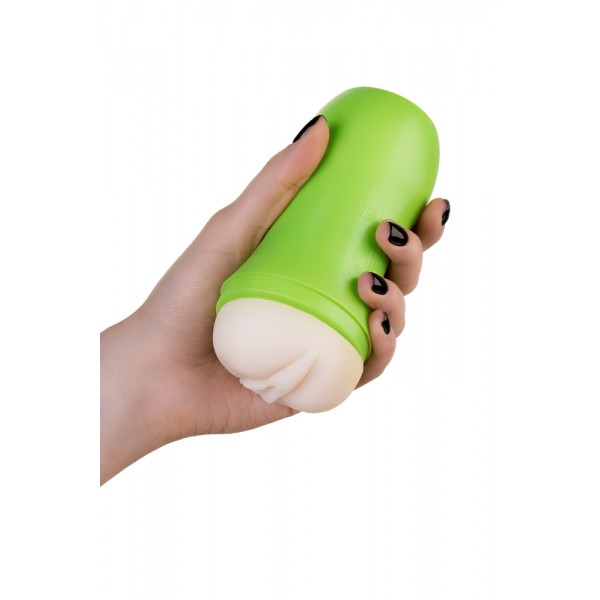 Мастурбатор TOYFA A-Toys "Crista" в виде вагины (зеленый, 14 см)