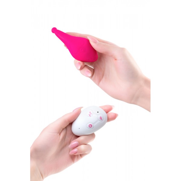 Вибростимулятор клиторально-вагинальный в трусики JOS "Pansy" (розовый, 8 см)