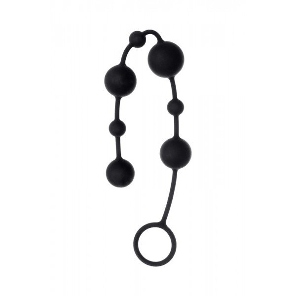 Цепочка анальная TOYFA A-toys "Coron" (черная, 35.9 см)