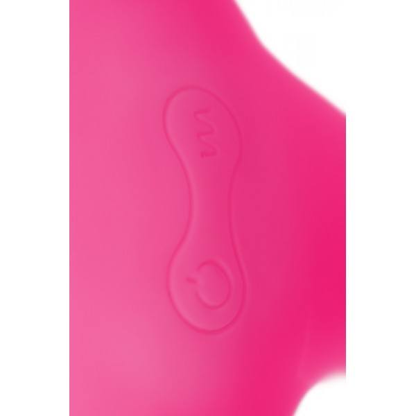 Виброяйцо и вибронасадка на палец JOS "Vita" (розовое, 8 см)