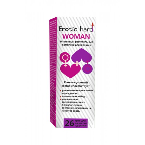 Концентрат биогенный «Erotic hard» WOMAN для повышения либидо и сексуальности у женщин (250 мл)