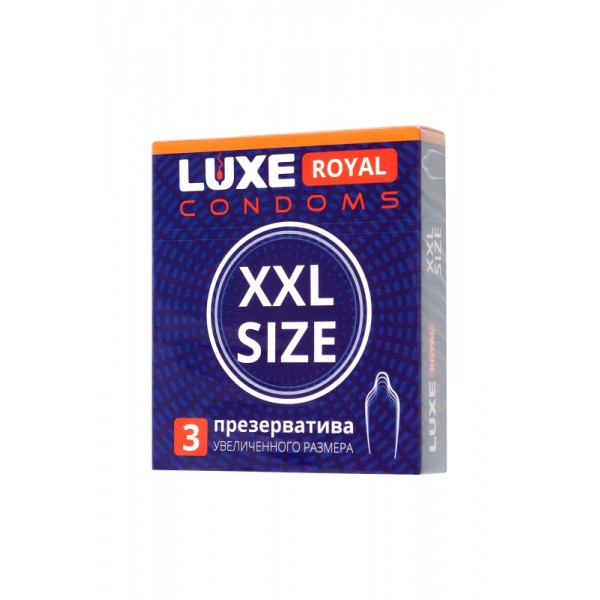 Презервативы Luxe ROYAL "XXL Size" увеличенного размера (3 шт)