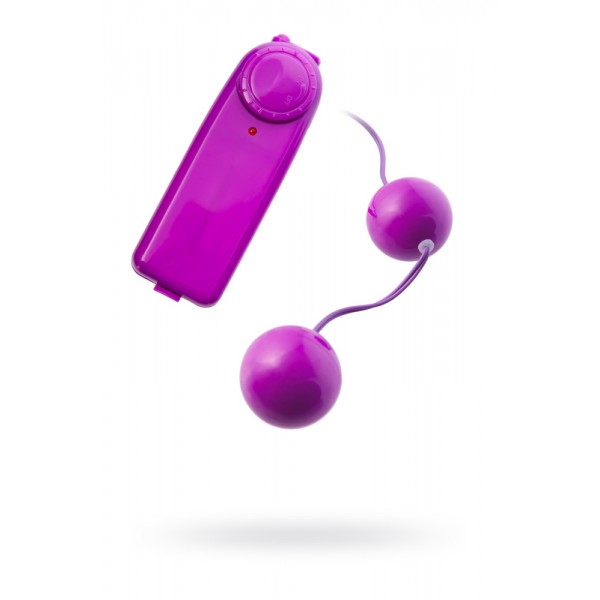 Вагинальные шарики с вибрацией TOYFA "Vibro" (ABS-пластик, фиолетовые, 12.2 см)