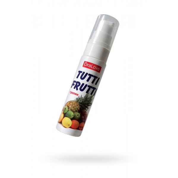 Гель-смазка TUTTI-FRUTTI на водной основе со вкусом "Тропик" (30 г)
