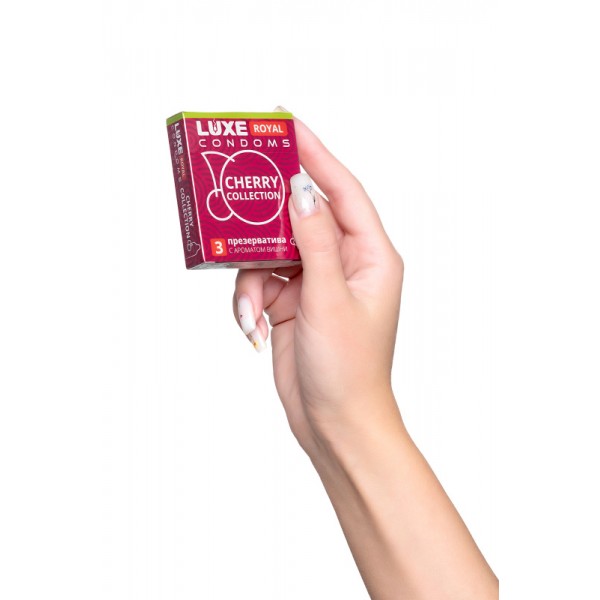 Презервативы Luxe ROYAL "Cherry Collection" с ароматом вишни (3 шт)