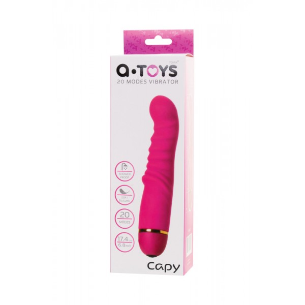 Вибратор TOYFA A-toys "Capy"  (розовый, 17.4 см)