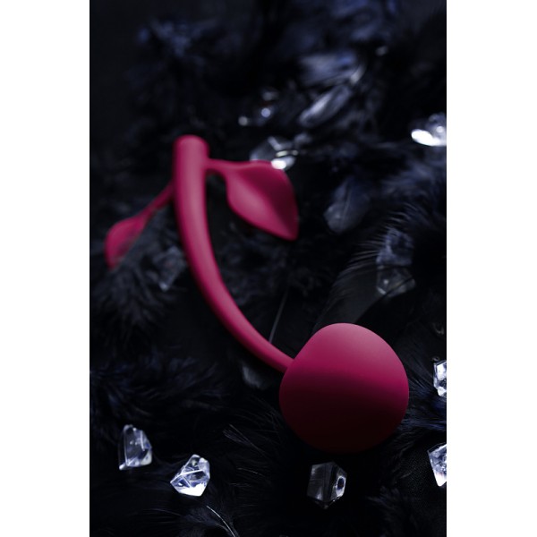 Вагинальный шарик JOS "Cherry" (бордовый, 14.5 см)