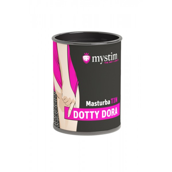 Мастурбатор Mystim MasturbaTIN "Dotty Dora" (белый, 4.5 см)