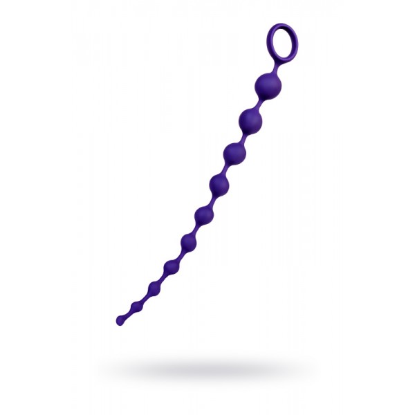 Цепочка анальная TOYFA ToDo "Grape" (фиолетовая, 35 см, Ø 2.7 см)
