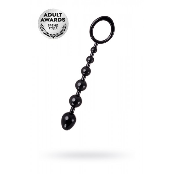 Цепочка анальная TOYFA A-toys  (черная, 19.8 см)