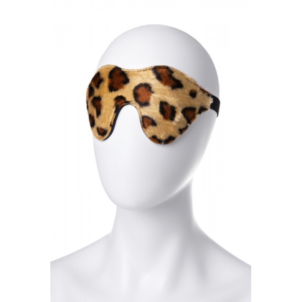 Маска Anonymo (леопард, PU кожа, искусственный мех, 26 см)