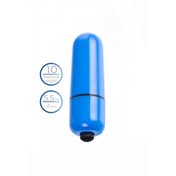 Вибропуля TOYFA A-Toys "Braz" (синяя, 5.5 см, Ø1.7 см)