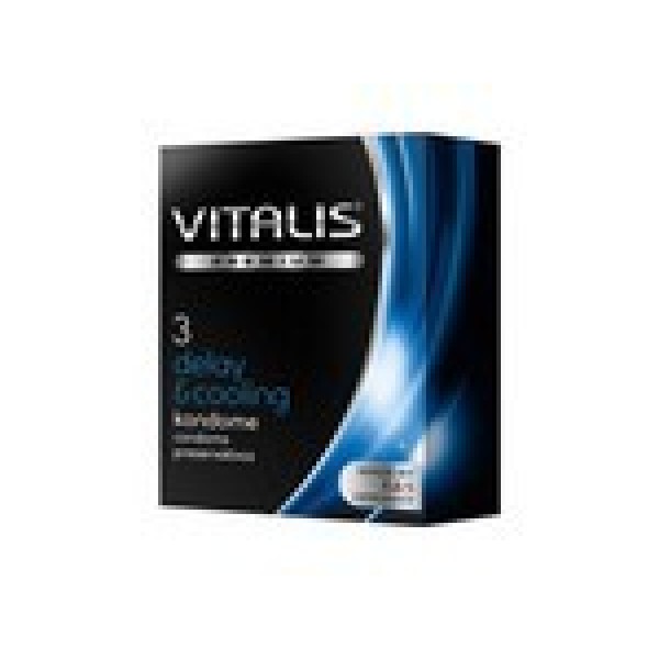 Презервативы VITALIS №3 "Delay&cooling" с охлаждающим эффектом