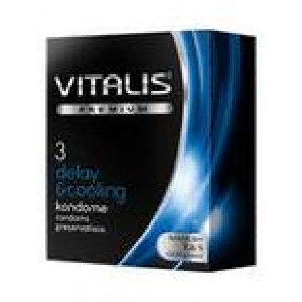 Презервативы VITALIS №3 "Delay&cooling" с охлаждающим эффектом