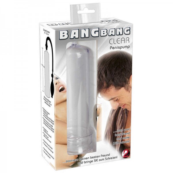 Помпа для пениса Bang Bang "Clear" (прозрачная)